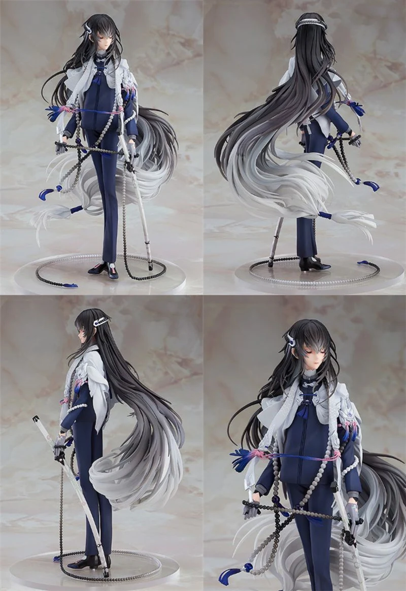 

22cm Anime Touken Ranbu Online Juuzumaru Tsunetsugu 1/8 proportion PVC Action Figure Collectible Model Toy Children gift