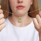 Женское винтажное ожерелье с подвеской в виде карты Таро, звезды, Луны, сердца, мудрости, силы, символической дружбы, 2021