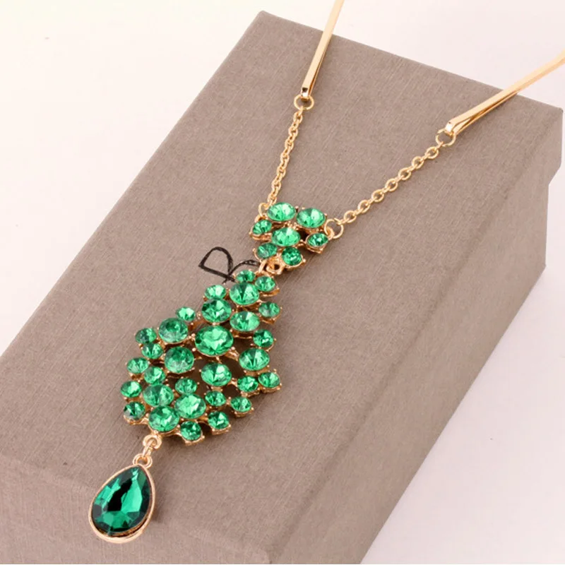 Индийская бижутерия на лбу зеленая белая капля воды Хрустальная цепочка заколка