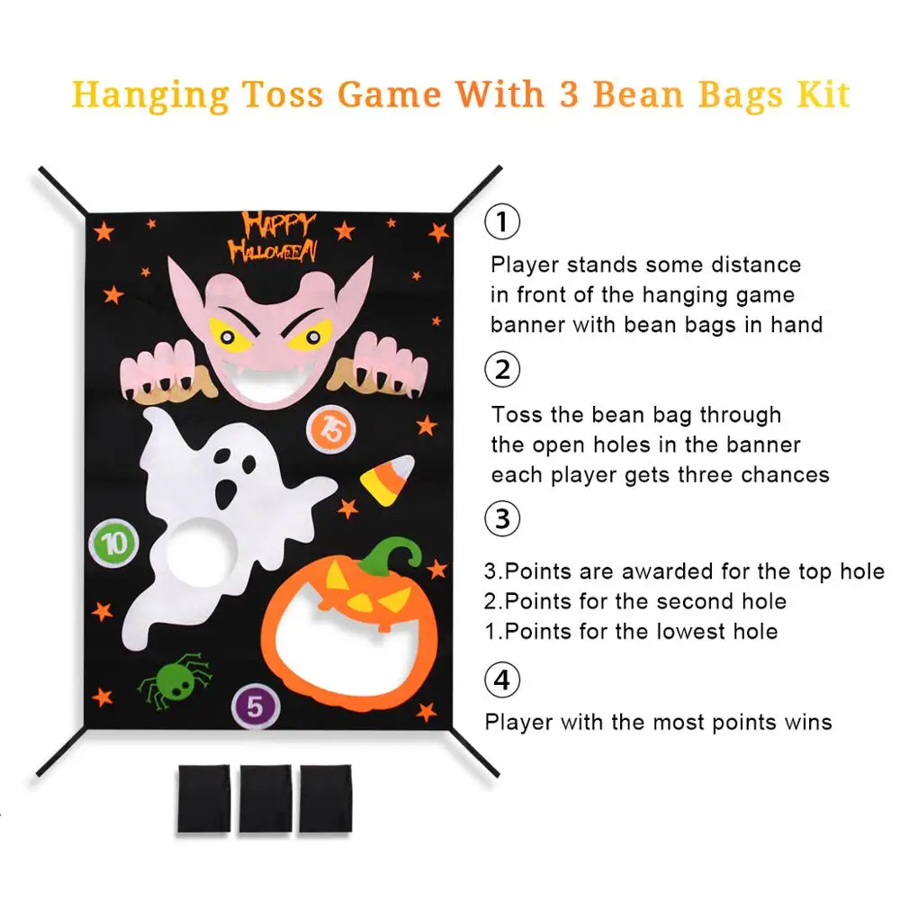 FENGRISE Хэллоуин висит бросить игру подарок на для детей и надписью &quotHappy Halloween&quot