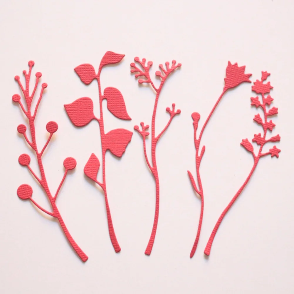 Лист ветки рамки высечки металла зелени плесень тиснение для скрапбукинга карты