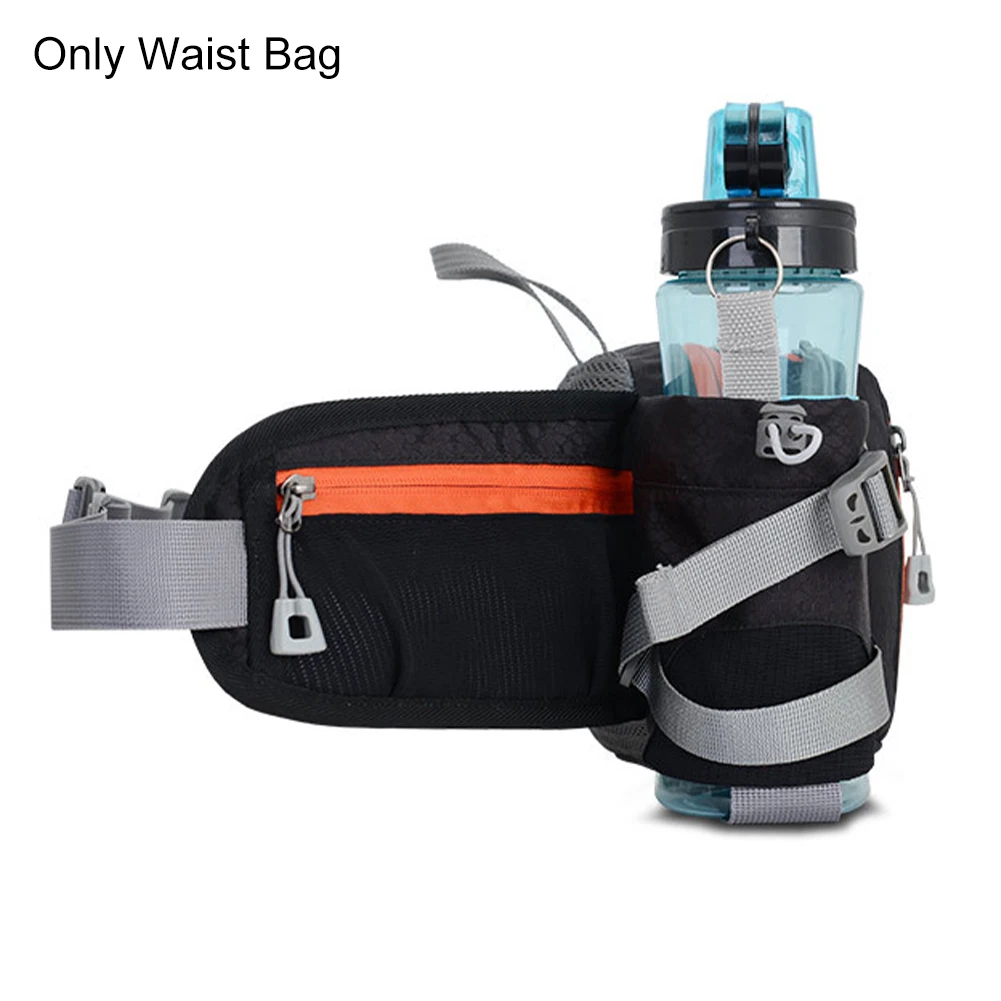

Men Women With Bottle Holder Hiking Travel Climbing Waist Bag Fanny Pack Cycling Multifunctional Outdoor Water Bottle Pocket