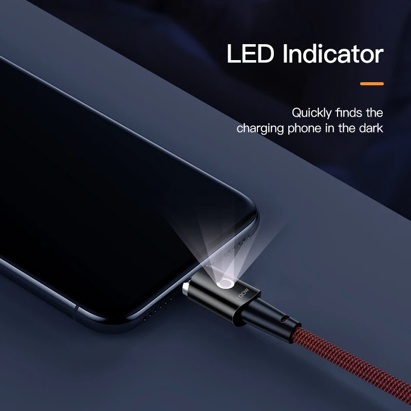 KUULAA 100 Вт Quick Charge 4 0 USB-C шнур для быстрой зарядки USB C к Type SamsungS20 PD кабель MacBook Pro IPad