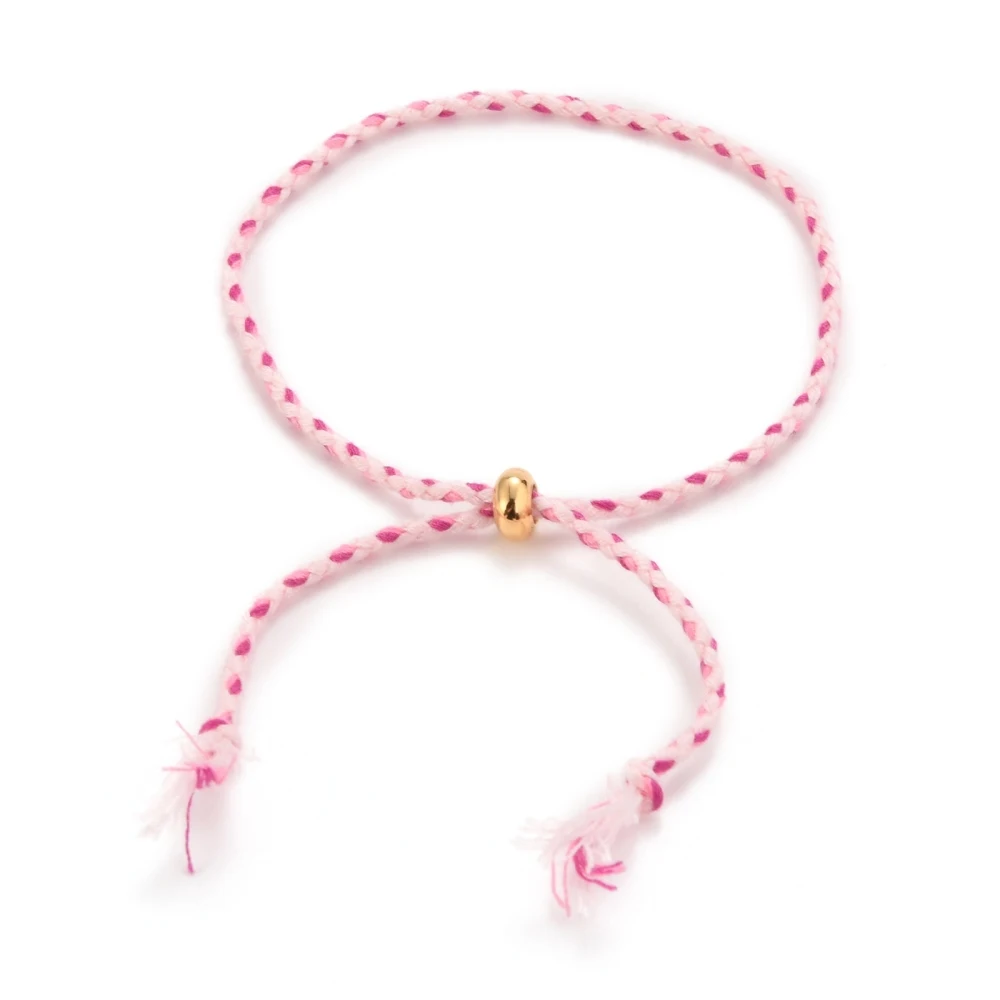 

Регулируемые плетеные хлопковые шнуры, аксессуары для изготовления мужских и женских ювелирных изделий ручной работы, 30 шт.