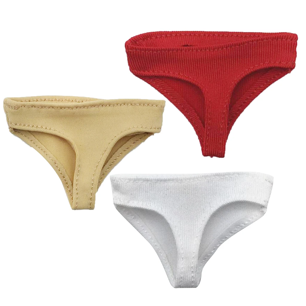 

Женские трусы-плавки в масштабе 1/6, нижнее белье, одежда для фигурок 12 дюймов, женские шорты для экшн-фигурок, Одежда для кукол