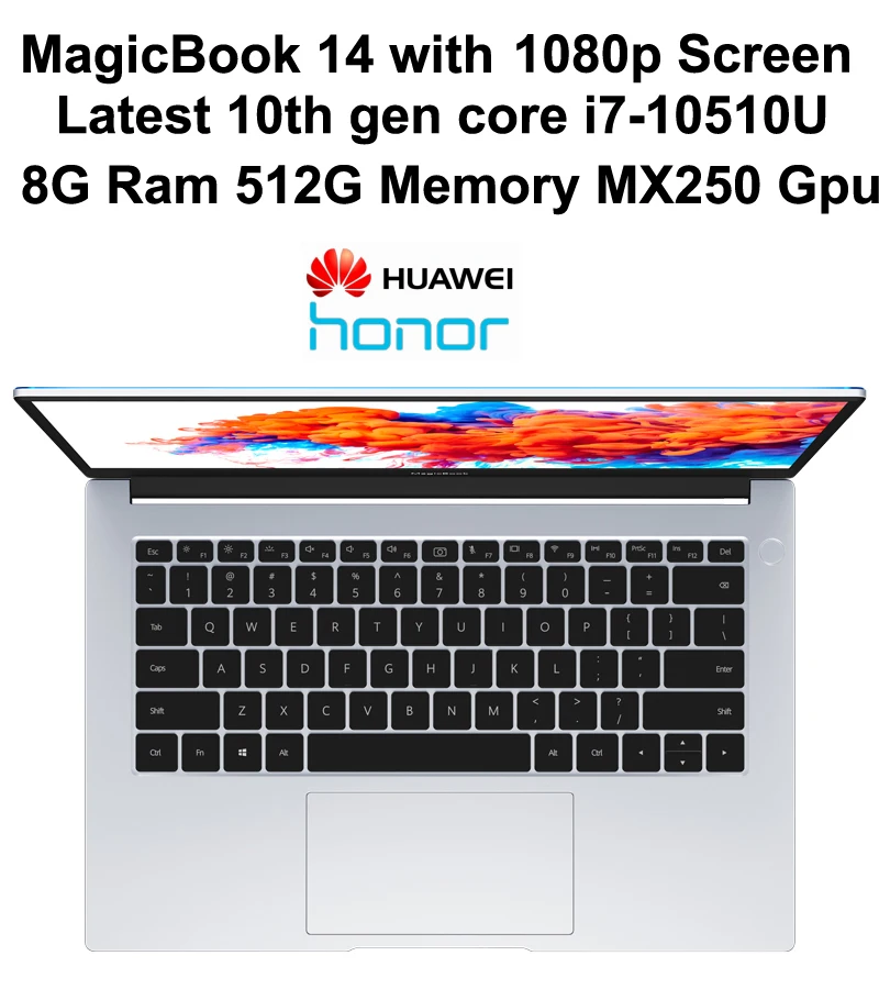 Ноутбук HUAWEI HONOR MagicBook 14 с 10 дюймовым дисплеем процессором Inter Core Ryzen 7 4700U для