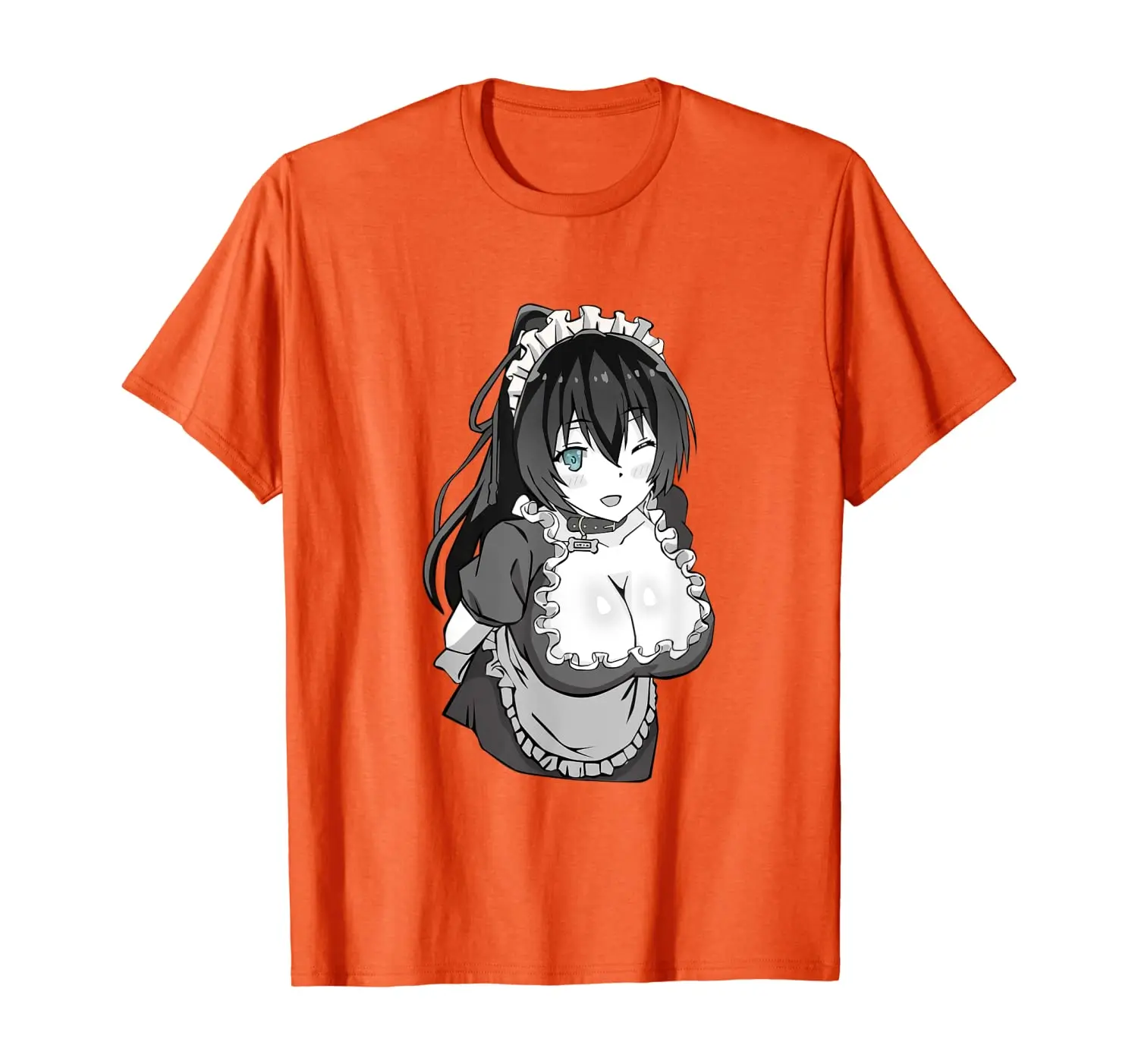 Waifu Material Otaku Maid Cosplay Busty Lewd Anime Girl T-Shirt