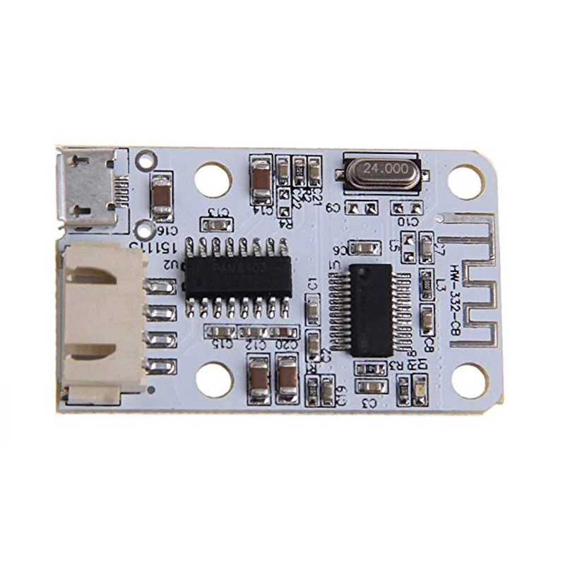 DC 5V Micro USB мощность 3 Вт + Bluetooth 4 0 аудио приемник плата беспроводной цифровой