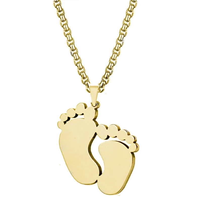 Hiyong пользовательские брелоки для детских ножек с принтом любое имя и дата цепи