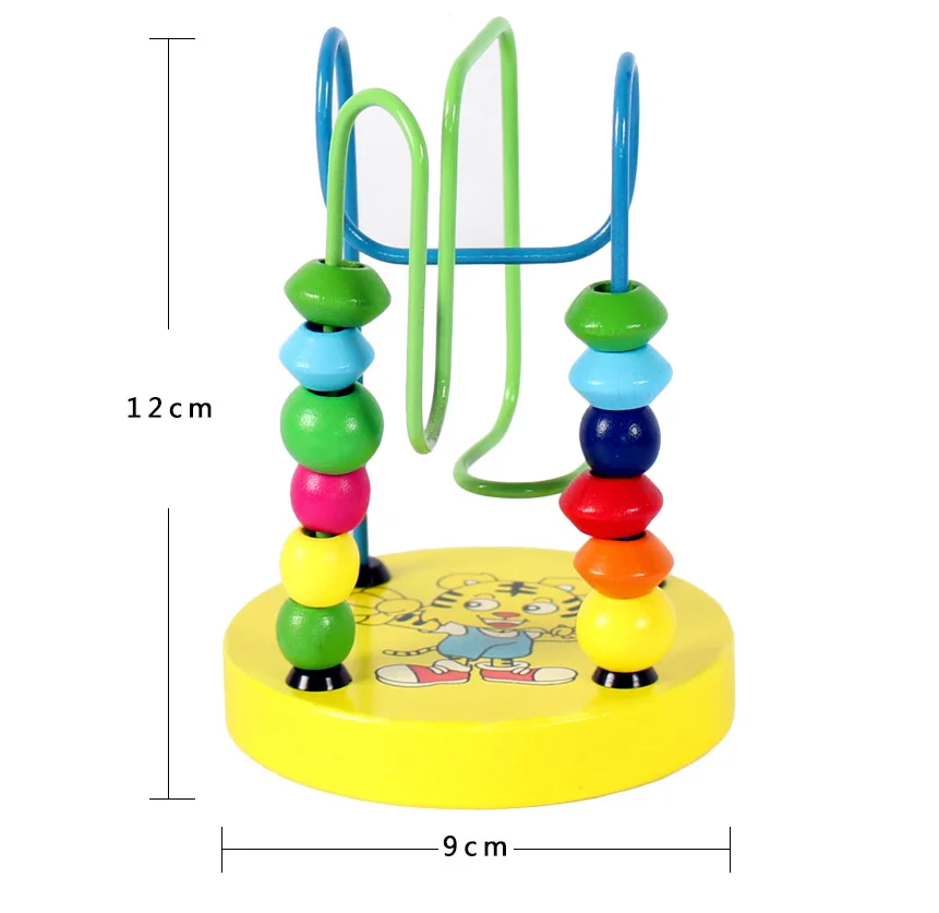 Деревянные игрушки для мальчиков и девочек деревянный тигр вокруг маленьких