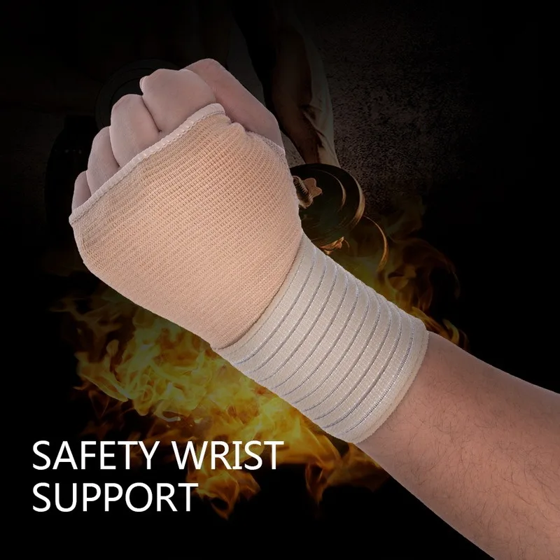 

1Pcs Gym Fitness Weightlifting Bracers Powerlifting Wristband Support Elastic Wrist Wraps Bandages Brace for Sports Safety