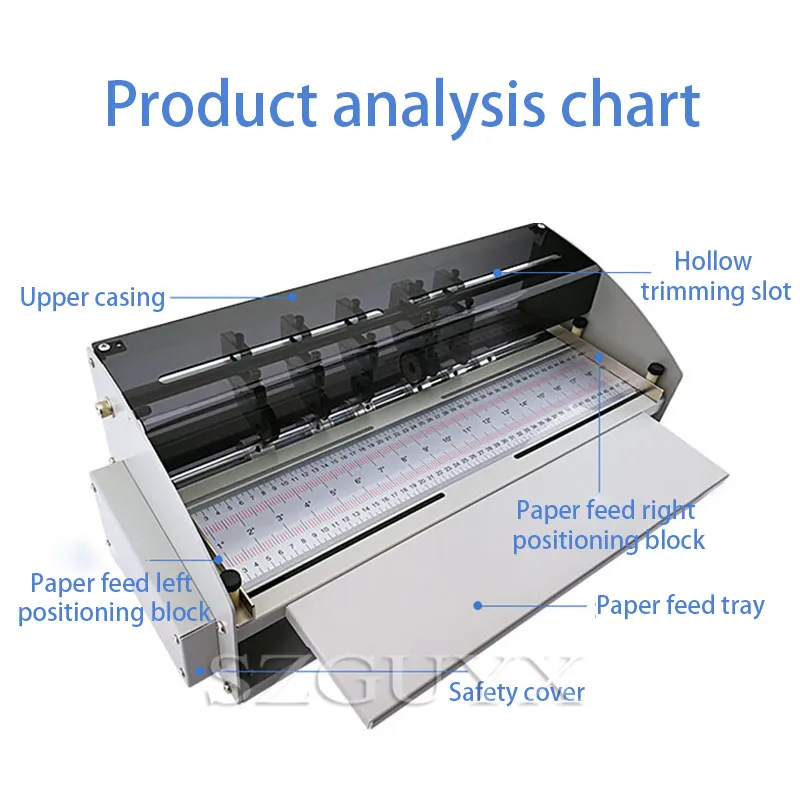 Автоматический складной станок для бумаги складывания в углублении цифровой с