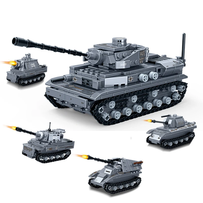 Военная техника Железный имперский танк s строительные блоки оружие войны