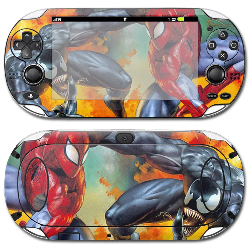 Наклейка из кожи человека-паука для PS Vita psv 1000, наклейки для видеоигр s, Виниловая наклейка Ptotector, чехол для Play Station psv ita1000