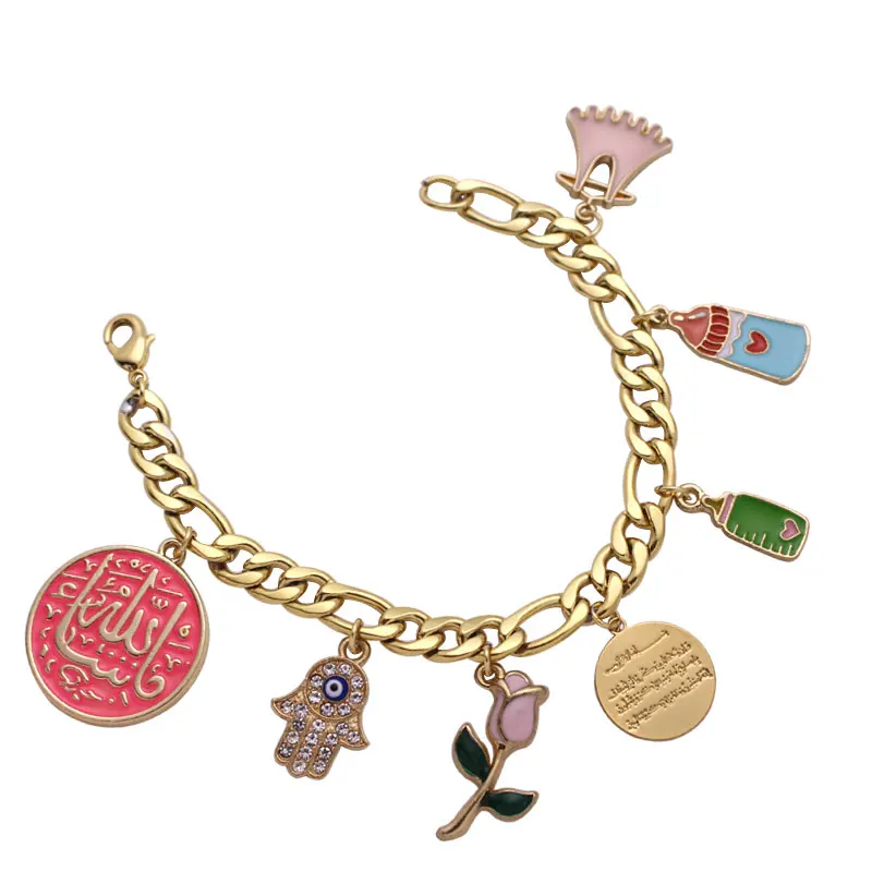 Мусульманский мусульманский машаллах ваньякад Аль Калам Хамса рука Фатимы