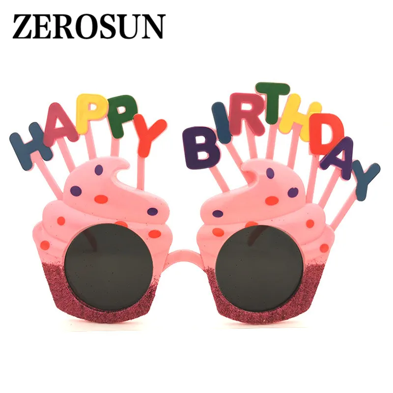 Zerosun оптовая продажа очки на день рождения мужчины женщины дети счастливые