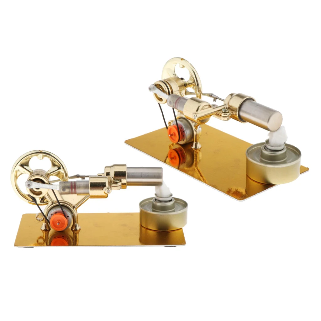 

2x Sterling Engine Model Electric Generator Motor Physics Science Toy Gifts