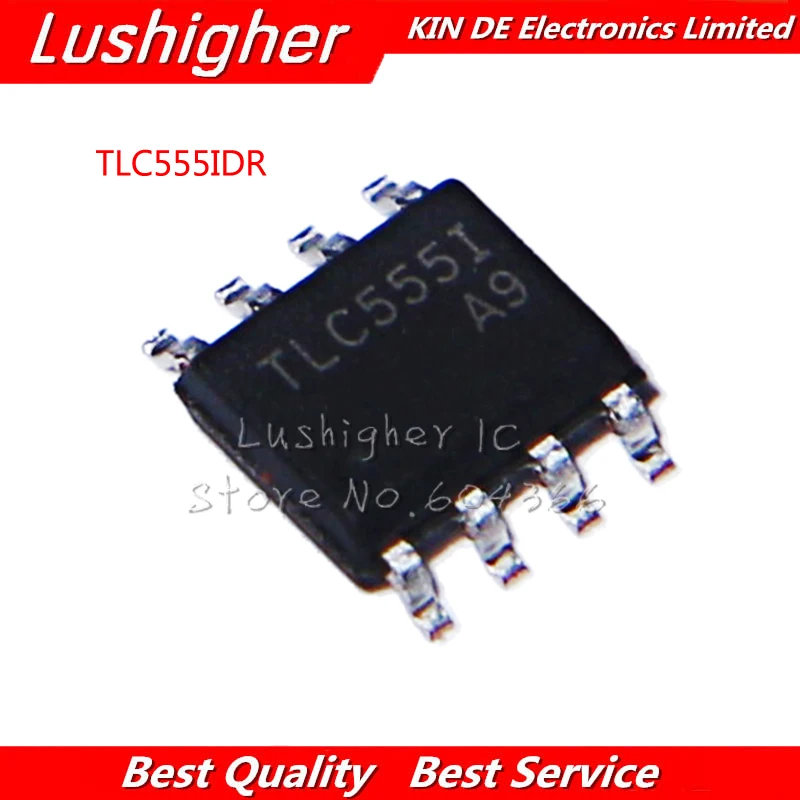 10 шт. TLC555 TL555I TL5551 TLC555IDR SOP8 SMD | Электронные компоненты и принадлежности