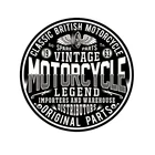 Наклейка на мотоцикл для Кафе Racer Bobber Scrambler UK Vintage TOP