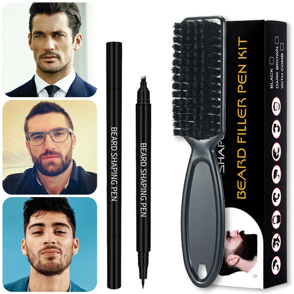 

Beard Growth Pen New Men's Facial Beard And Sideburns Shaping Regeneration Pen Beard Enhancer Nourish And Shape Anti-hair Loss