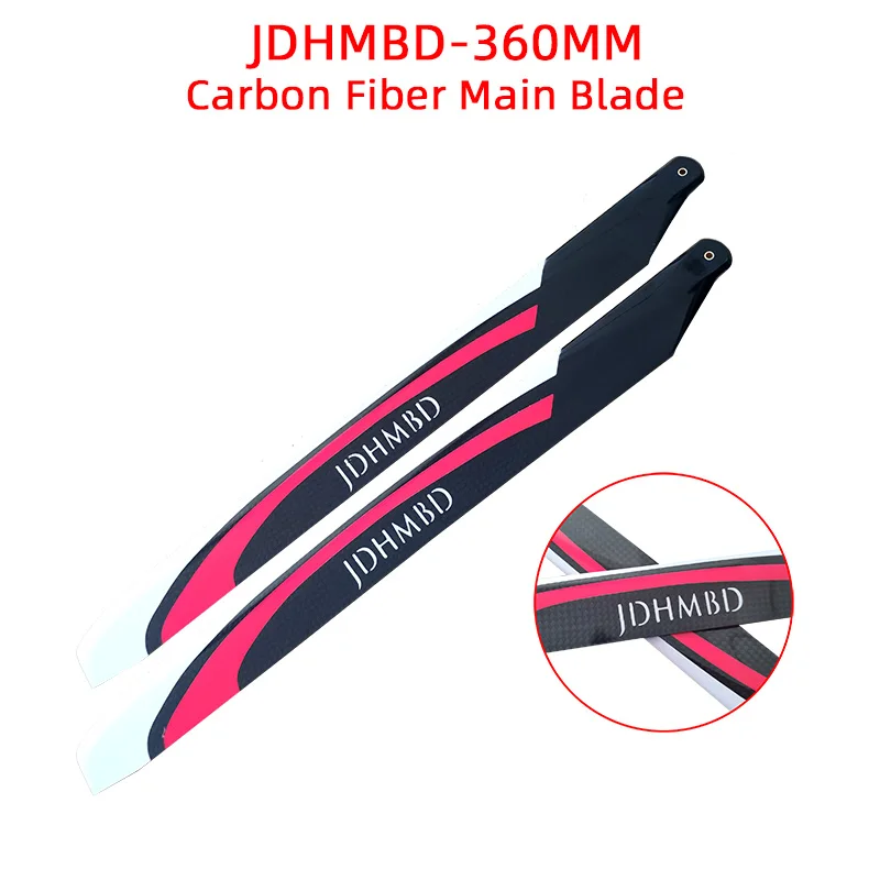 

JDHMBD 360mm carbon fiber main rotor blade for ALIGN trex GARTT JCZK 450L 480 ALZRC X360 465 480N KDS 360 RC helicopter parts