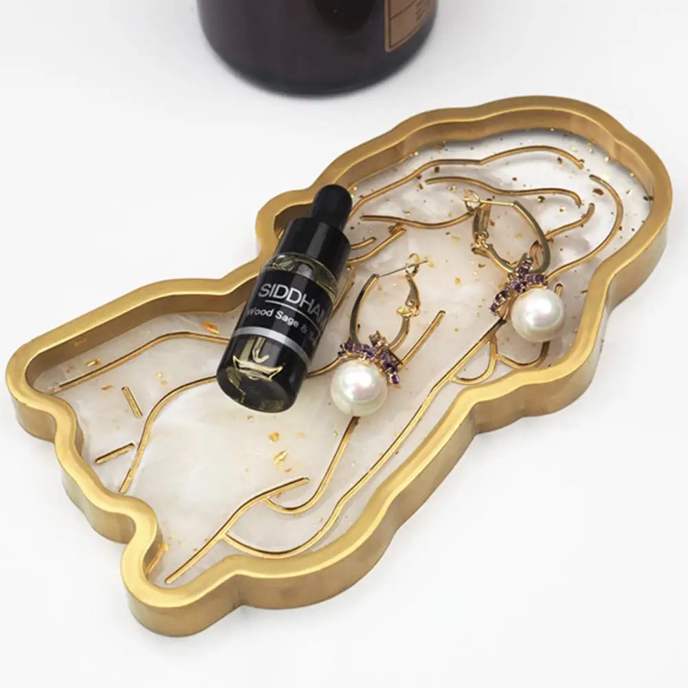 

2021 DIY Crystal Epoxy Resin Mold Girl Model Body Abstract Dish Plate Mirror Tray Silicone Mold