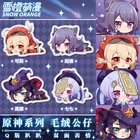 Новинка Аниме Genshin Impact Мона Кли кецин цики плюшевая милая кукла диванная подушка для декора комнаты двухсторонняя мультяшная игра задняя подушка подарки