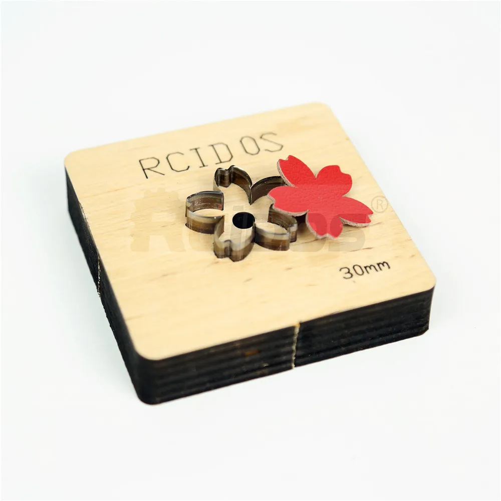 Форма для резки кожи RCIDOS в виде цветка вишни форма лезвия из японской стали с