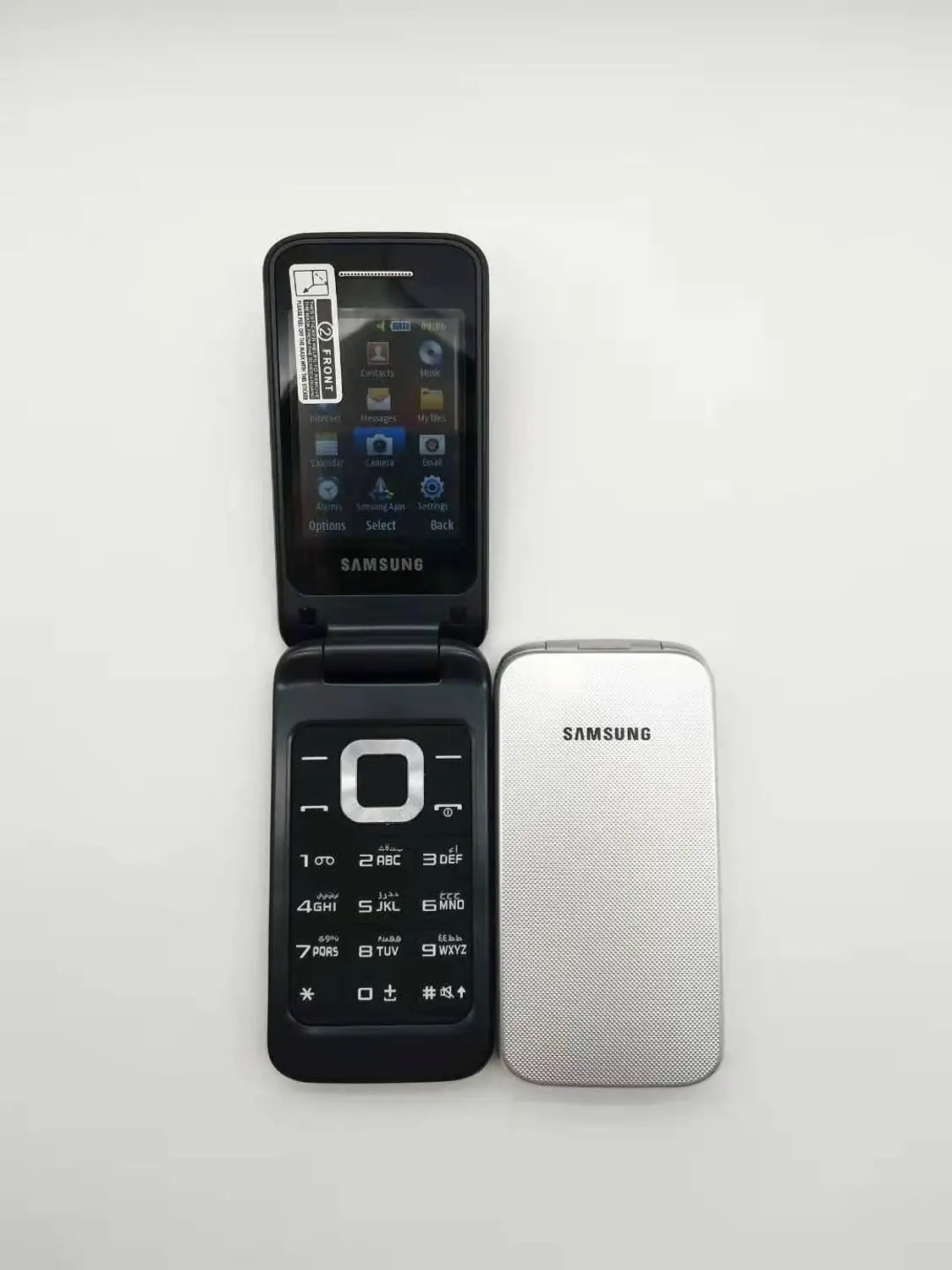 Разблокированный мобильный телефон SAMSUNG C3520 английская русская клавиатура и один год гарантии
