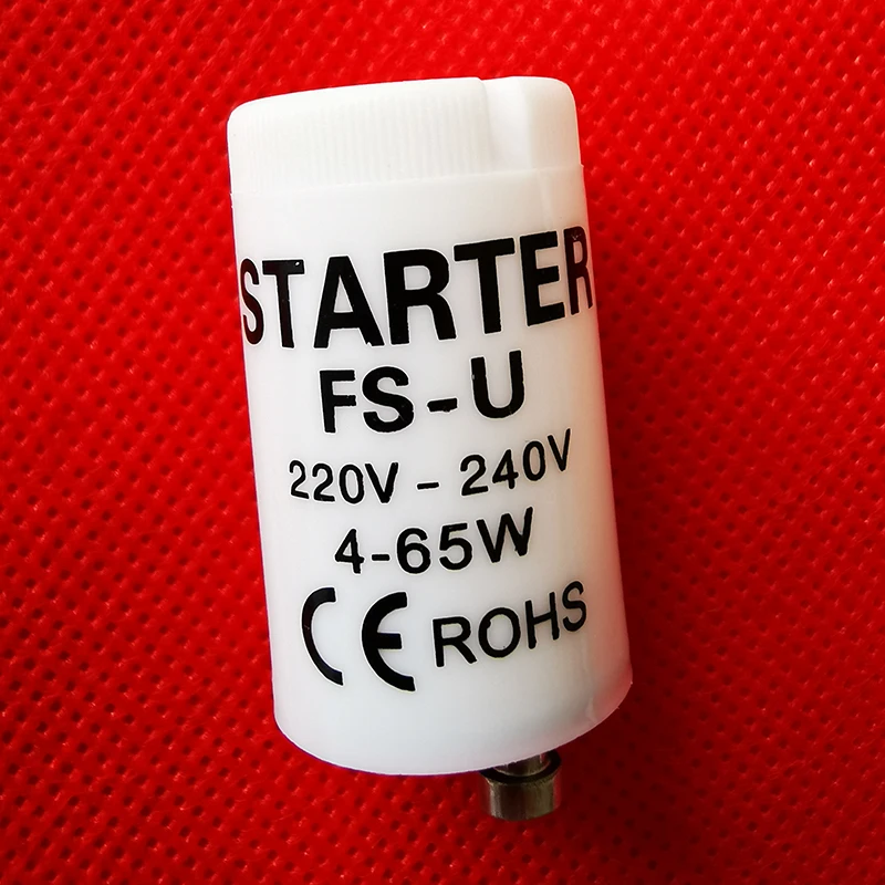 

25 шт./лот флуоресцентный стартеры 4-65W 220V-240V флуоресцентная трубка Предохранителя стартер CE по ограничению на использование опасных материа...