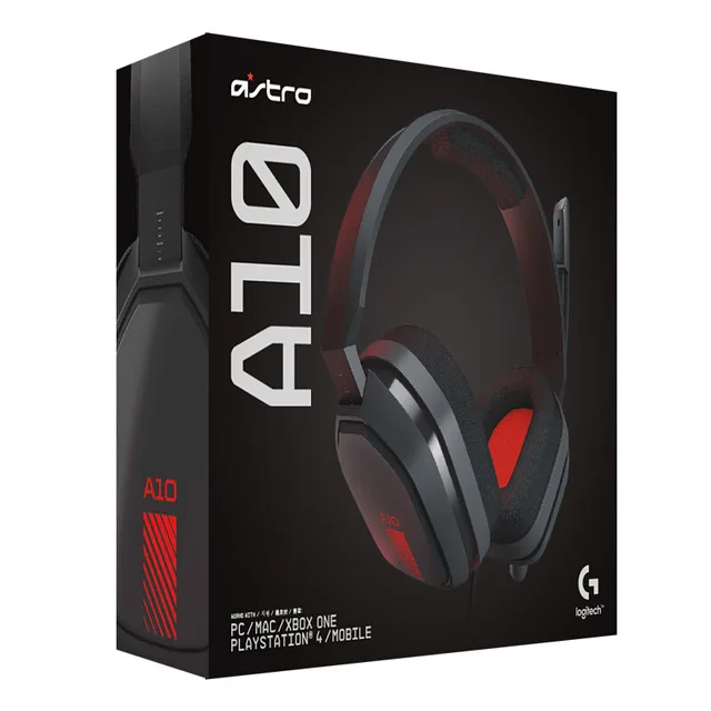 Оригинальная Проводная гарнитура Logitech Astro A10 наушники для киберспорта с