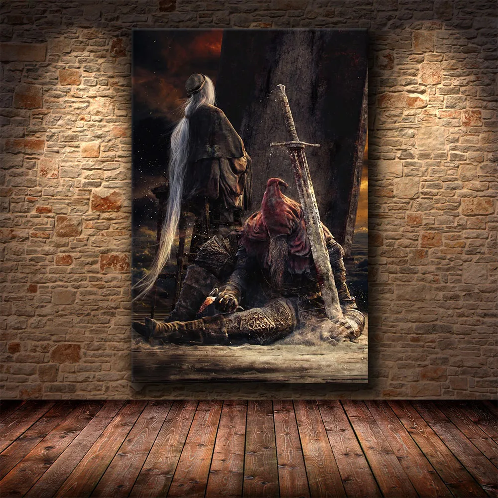 Игра плакат украшения картина Dark Souls 3 на HD Холст Картина художественные плакаты и