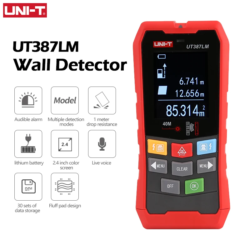

Настенный сканер UNI-T UT387E/UT387S/UT387LM 4 в 1