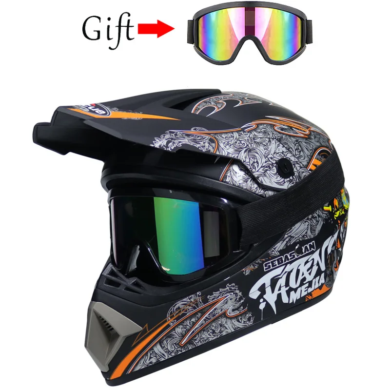 

Free Colorful Goggle Gift Downhill MTB DH DOT Motorcycle Helmet Racing Off Road Motorbike Full Face Casque ATV Dirt Bike