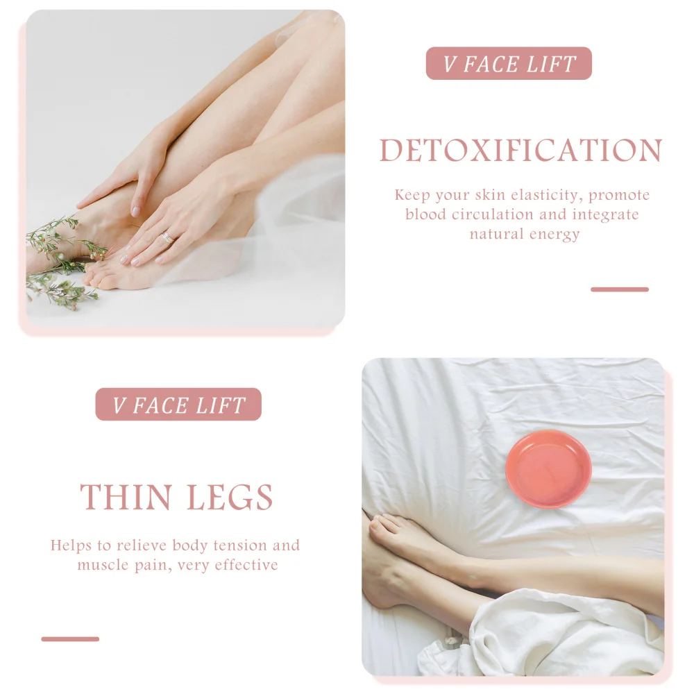 

2PCS Ceramic Scraping Dish Multi-functional Whole Body Leg Fat Burn Dish