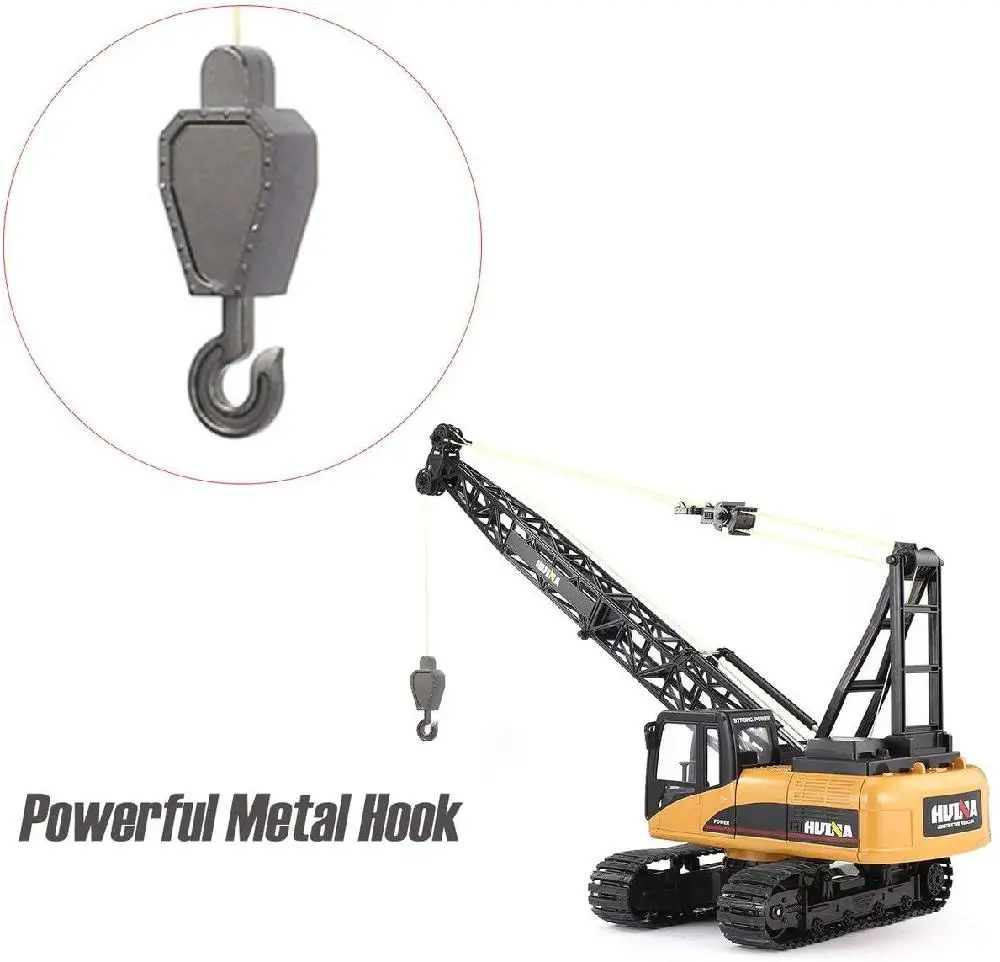 huina 1572 15ch rc кран из сплава 114 24 ггц инже