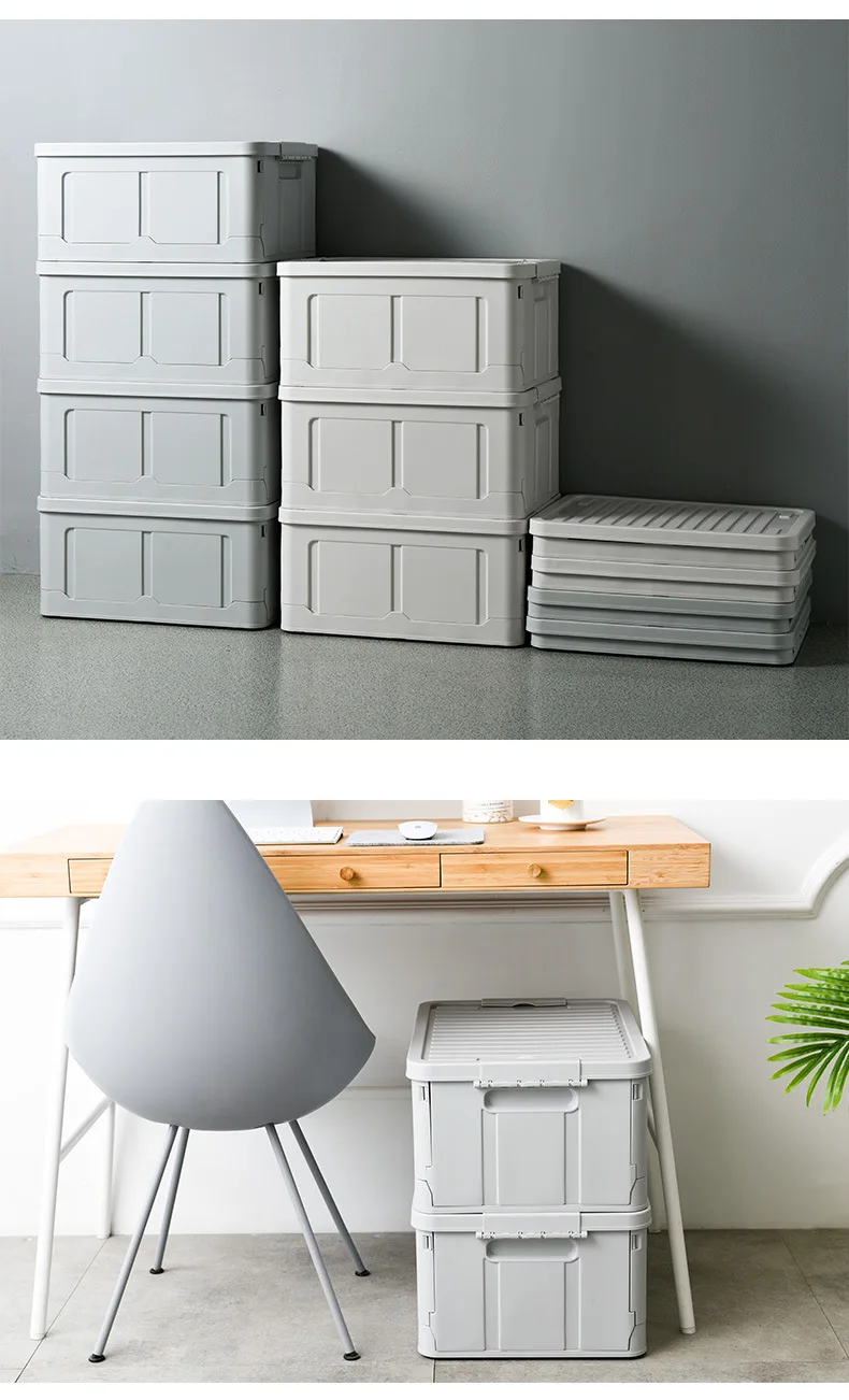 

Trunk storage box foldable car home storage practical multi-functional sorting box book glove box