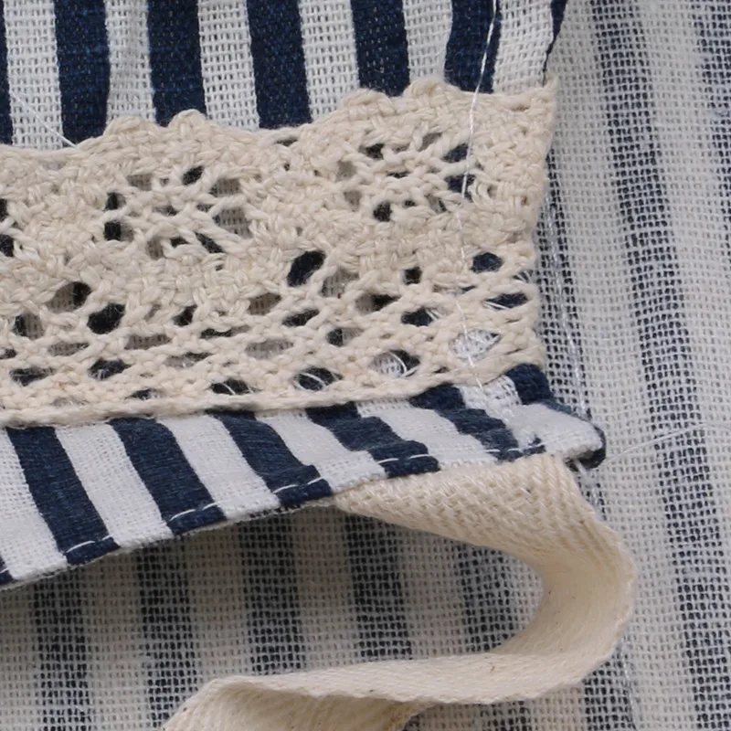 Мужской фартук из чистого хлопка с красными полосками и карманами для кухни