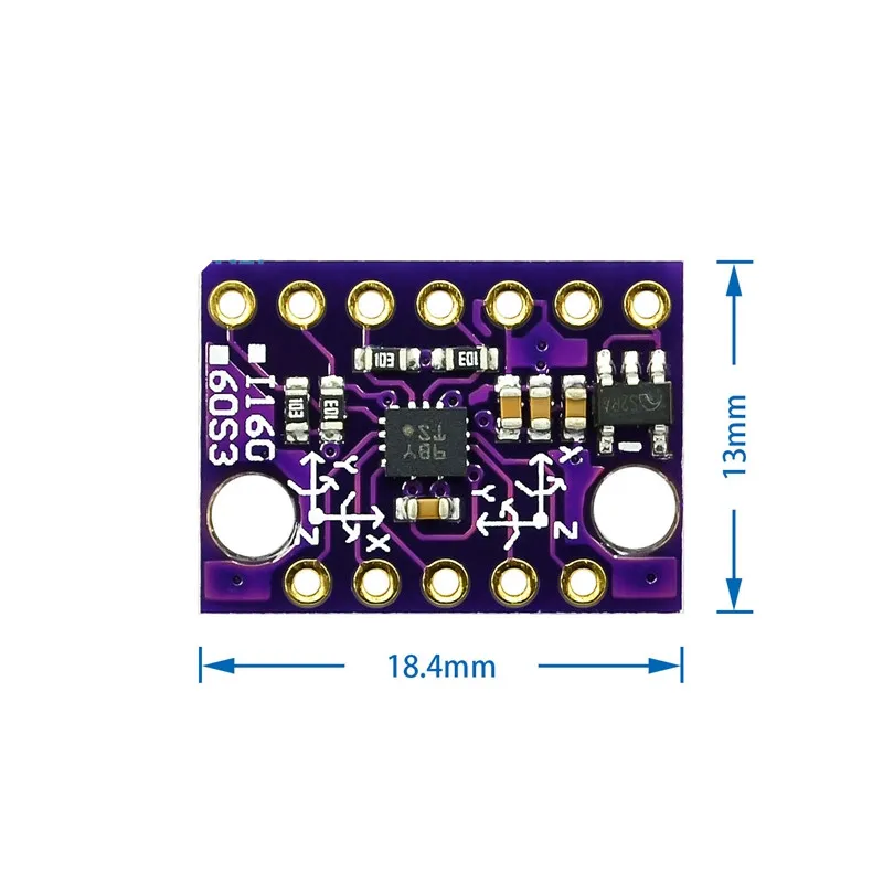 Новинка акселерометр BMI160 интерьерные датчики измерения 6 Dof
