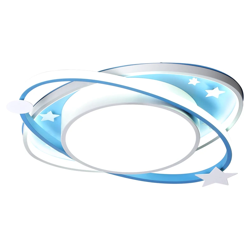 

Cartoon Nursery Kids Ceiling Light Oval Blue creative personality lamp For Children's Room Girls Boys Bedroom Light Led Lighting