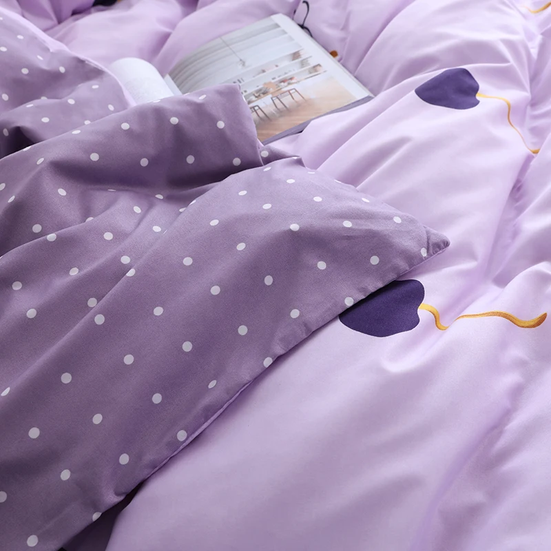 Постельное белье в горошек Комплект постельного белья пододеяльник простыня