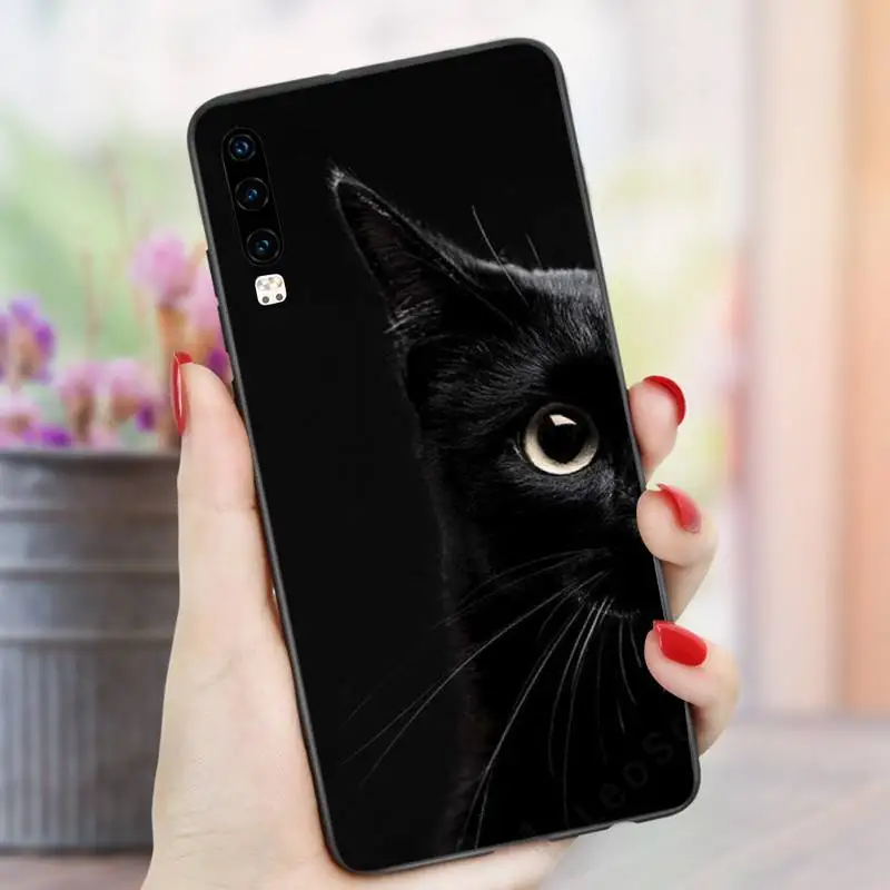 

Cat Staring Eye On Sale! Cool Phone Case For Huawei P9 P10 P20 P30 Pro Lite smart Mate 10 Lite 20 Y5 Y6 Y7 2018 2019