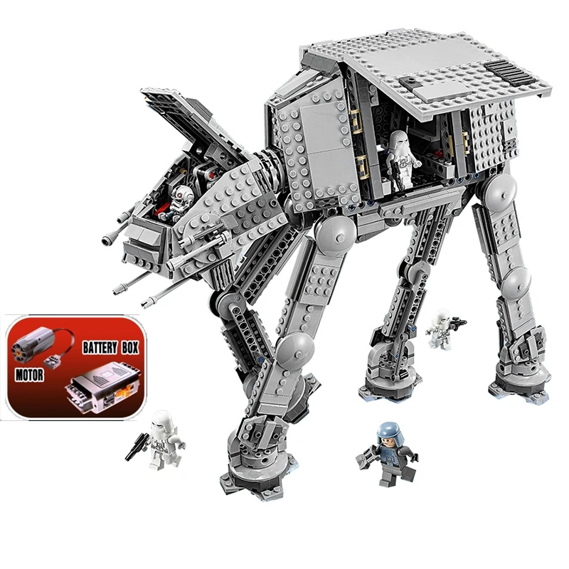 

In Stock 2021 New 1267pcs Star Fighter At- At Walker Moc Motor Building Blocks 10178 79211 Toys Christmas Gifts