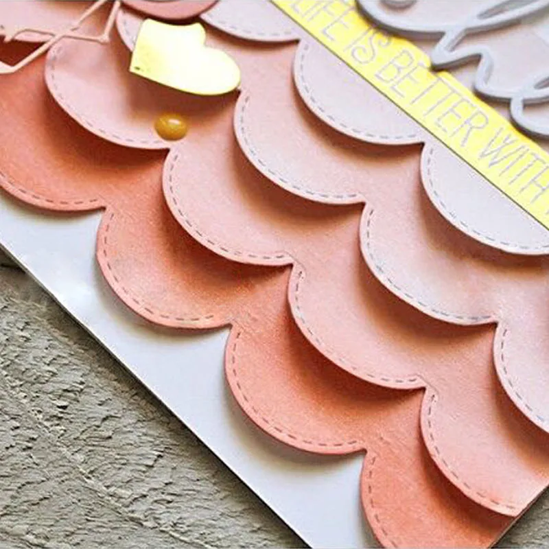 Высечки рельефная фотография трафарет для альбома умирает резак металлический