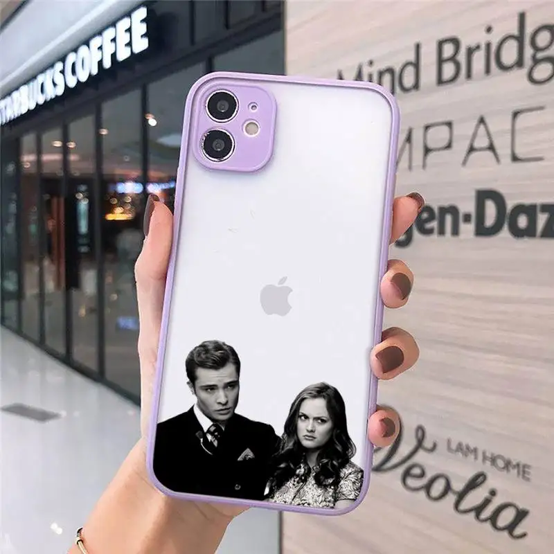 

Gossip Girl Love Best Friends movie Phone Case matte transparent For iphone 7 8 11 12 plus mini x xs xr pro max cover