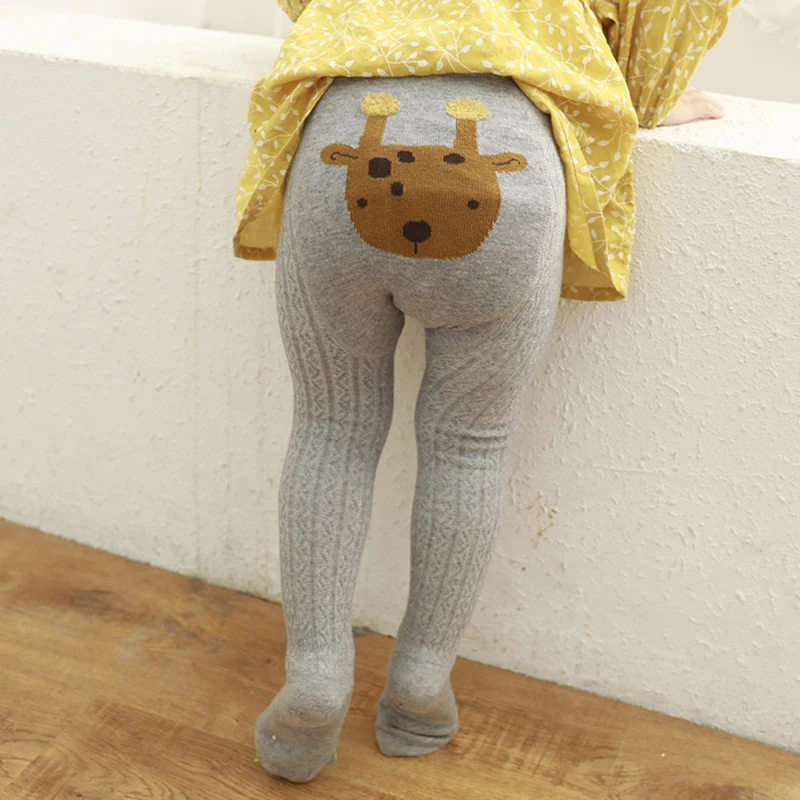 Колготки для новорожденных осенние колготки маленьких девочек трикотажные