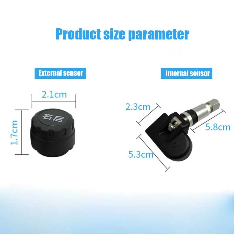 Tpms сенсор Bluetooth Android система контроля давления в шинах + бесключевая Система
