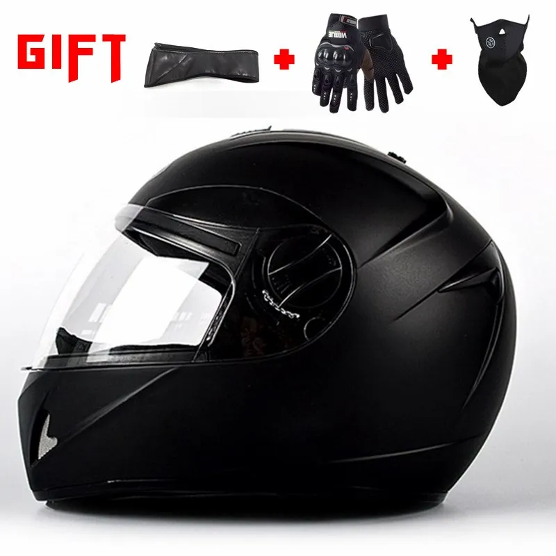 Мотоциклетный шлем с двойными линзами удобные подкладки для шлема полнолицевой