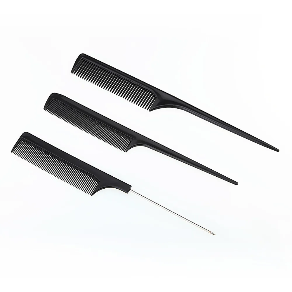 Набор расчесок для волос набор из 10 предметов профессиональные черные щеточки