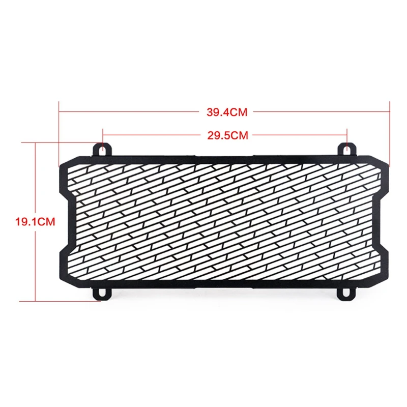 

Motorcycle Radiator Guard Protector Grille Grill Cover for KAWASAKI Versys 650 2017-2019
